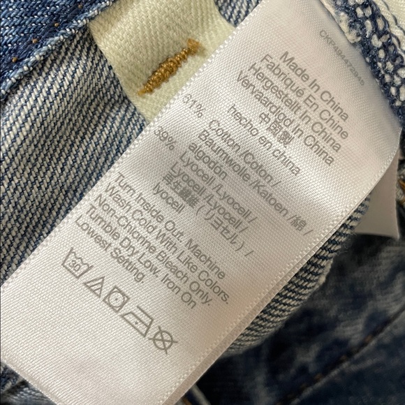 Madewell Pleated Low-Slung Baggy Jean size 25X27 - Picture 13 of 16